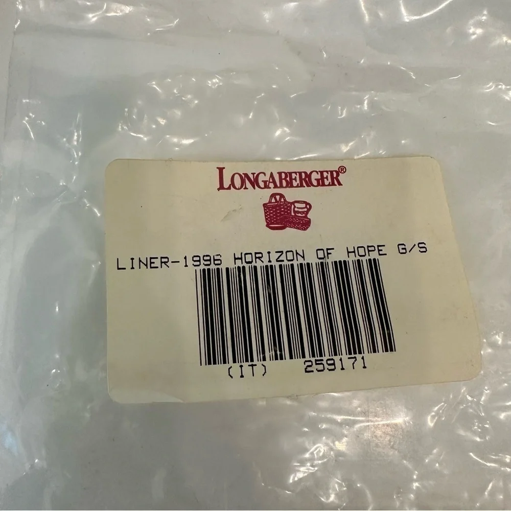 Nwt LONGABERGER Horizon of hope mini basket